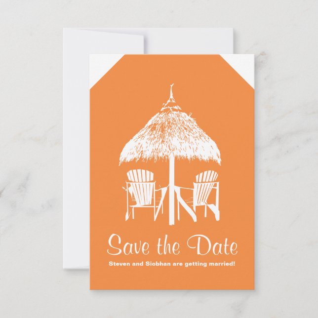 Invitación Etiqueta de equipaje para Jamaica (Anverso)