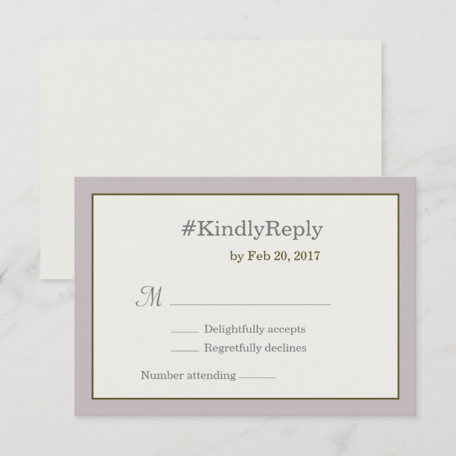 Invitación Etiqueta personalizada rosa palo dorado para boda  (Anverso / Reverso)