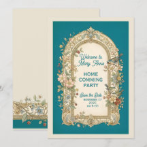 Etiqueta Vintage con flores de colores 55 + tu tex