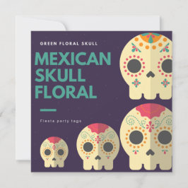 Invitación Etiquetas de la fiesta de la Fiesta de la Flora de