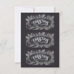 Invitación Etiquetas de regalo de Navidad imprimibles