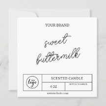 Etiquetas de velas de descarga instantánea