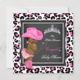Invitación Etnia de la Chica de la Princesa Baby Shower