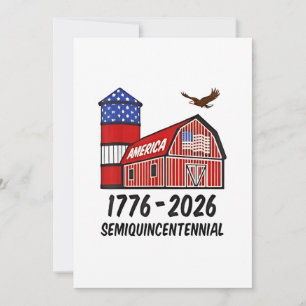 Invitación EUA Semiquincentenario 250 Aniversario 1776-2026
