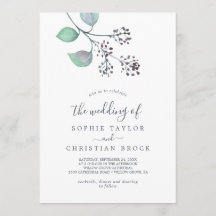 Eucalipto morado y verde Boda de