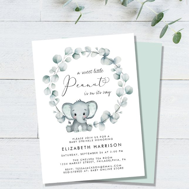 Invitación Eucalyptus Baby Sprinkle (Subido por el creador)