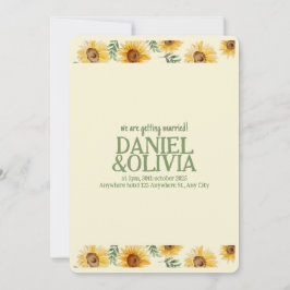 Invitación Eucalyptus Boda Botánico Floral