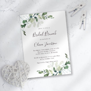 Invitación Eucalyptus Bridal Brunch
