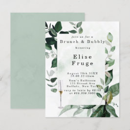 Invitación Eucalyptus Brunch & Bubbly Invitat