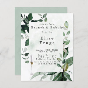 Invitación Eucalyptus Brunch & Bubbly Invitat