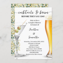 Eucalyptus Cocktails de Oro & Brews Ducha Parejas