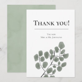 Invitación Eucalyptus deja tema