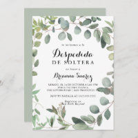 Eucalyptus Foliage Delight Spanish Bridal Shower