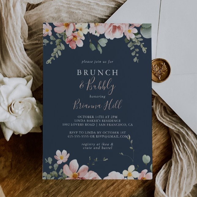 Invitación Eucalyptus Garden Brunch y Bubbly Bridal Shower (Subido por el creador)