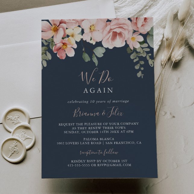 Invitación Eucalyptus Garden Floral Volvemos A Votar La Renov (Subido por el creador)