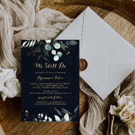 Invitación Eucalyptus Gold Blue Todavía Vemos Renovación
