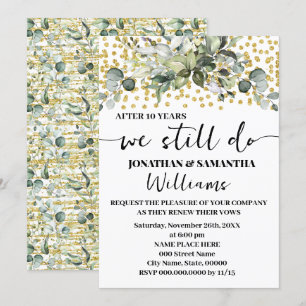 Invitación Eucalyptus Gold Seguimos Cumpliendo Aniversario Bo