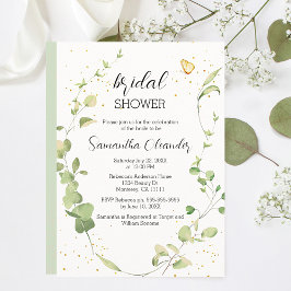 Invitación Eucalyptus Greenery Boho Bridal Shower