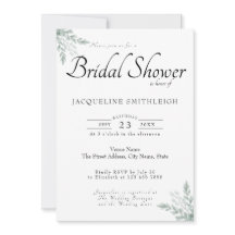 Eucalyptus Greenery Bridal Shower