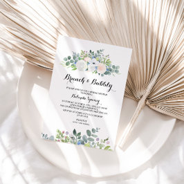 Invitación Eucalyptus Greenery Brunch & Bubbly Bridal Shower