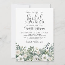 Eucalyptus Greenery Floral Bridal Shower