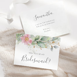 Invitación Eucalyptus Greenery Serás Mi Novia