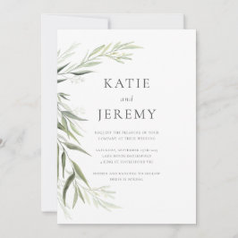Invitación Eucalyptus Gum deja Boda de la vegetación