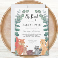 Eucalyptus Oh Boy Couples Baby Shower