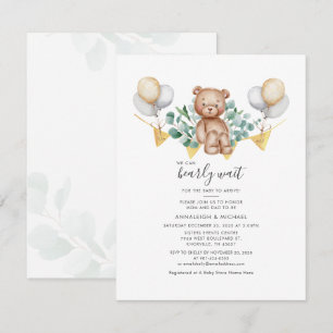 Invitación Eucalyptus Parejas Baby Shower Foliage