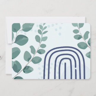 Invitación Eucalyptus Praying Mantis Australian Botanical Art