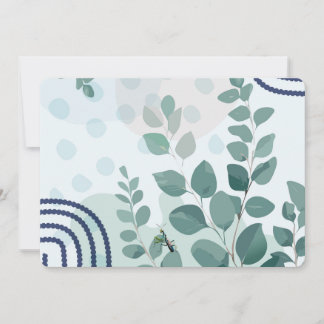 Invitación Eucalyptus Praying Mantis Australian Botanical Art