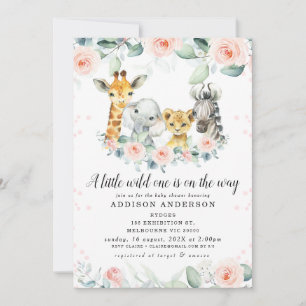 Invitación Eucalyptus Safari Baby Shower
