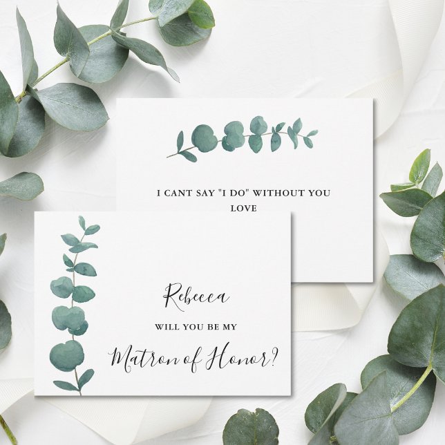 Invitación Eucalyptus serás mi carta de honor (Subido por el creador)