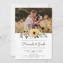Eucalyptus Sunflower Rustic Boda
