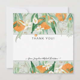 Invitación Eucalyptus, un pequeño Naranja