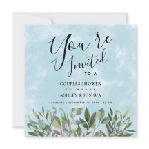 Eucalyptus Watercolor Couples Shower