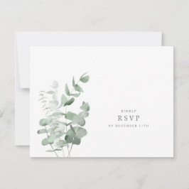 Invitación Eucalyptus Wedding RSVP