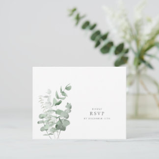 Invitación Eucalyptus Wedding RSVP