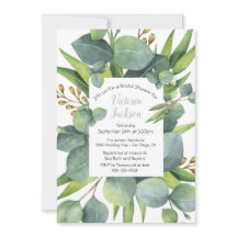 Eucalyptus Wreath Frame Bridal Shower