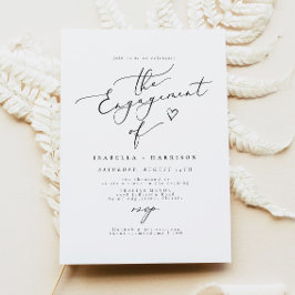 Invitación EVELYN Elegant Calligraphy Script Engagement Party