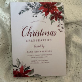 Invitación Evento Anual de Gala Corporativa Fiesta Navidades