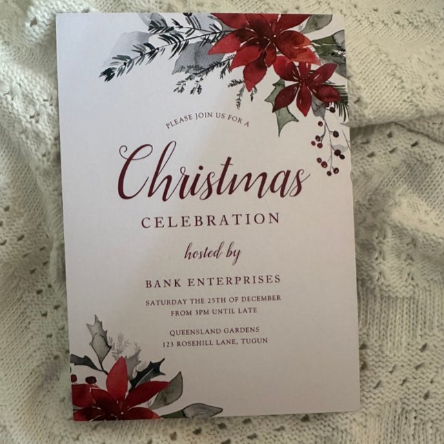 Invitación Evento Anual de Gala Corporativa Fiesta Navidades (Subido por el creador)