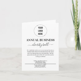 Invitación evento comercial minimalista