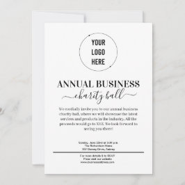 Invitación evento comercial minimalista