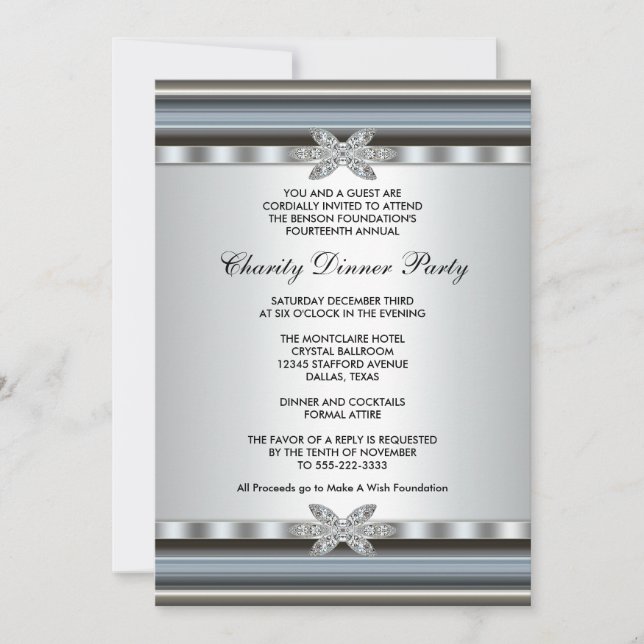 Invitación Evento Corporativo Elegante (Anverso)
