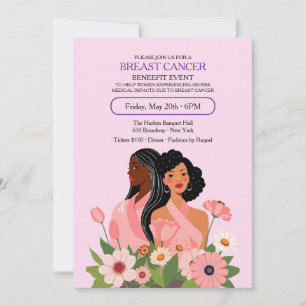 Invitación Evento de cáncer de mama afroamericano