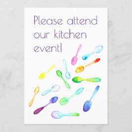 Invitación Evento de cocina