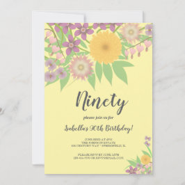 Invitación Evento de cumpleaños de la abuela