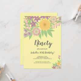 Invitación Evento de cumpleaños de la abuela