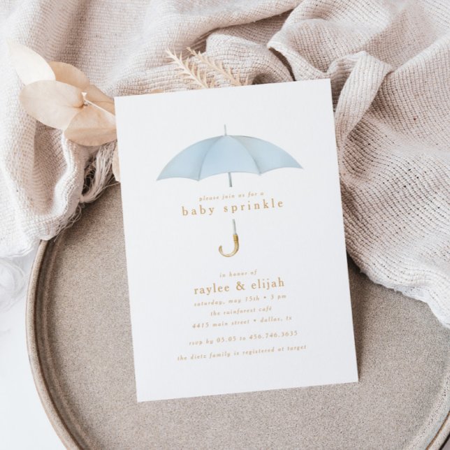 Invitación Evento de ducha de efecto rociador de niño ligero  (Subido por el creador)